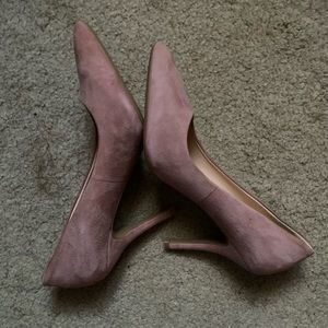 Nine West plush pink heels